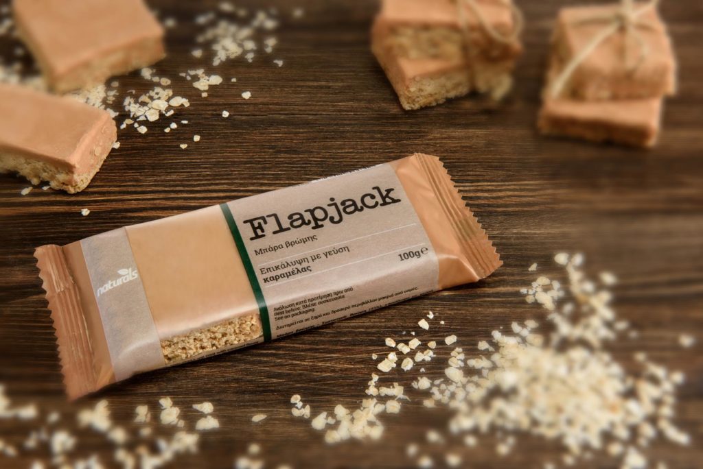 Flapjack with caramel coating Naturals